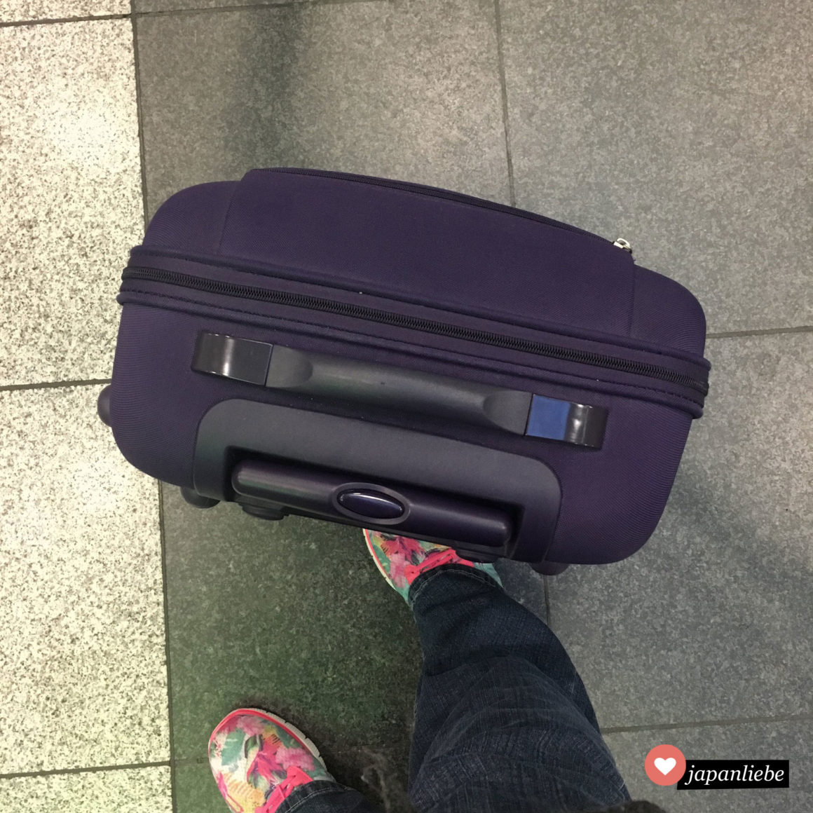 3 Wochen unterwegs in Japan: Ich und mein Handgepäck, sonst nichts.
