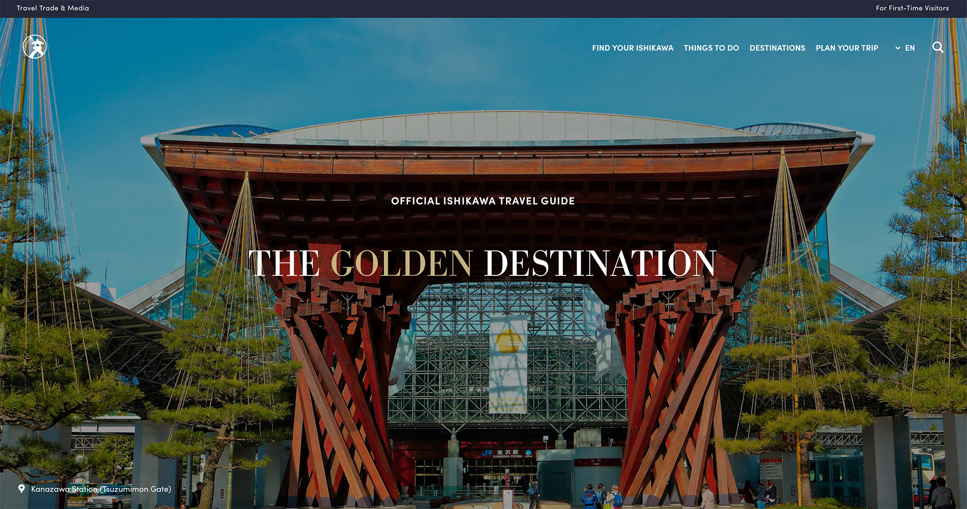 Die englische Webseite des Tourismusverbandes der Präfektur Ishikawa.