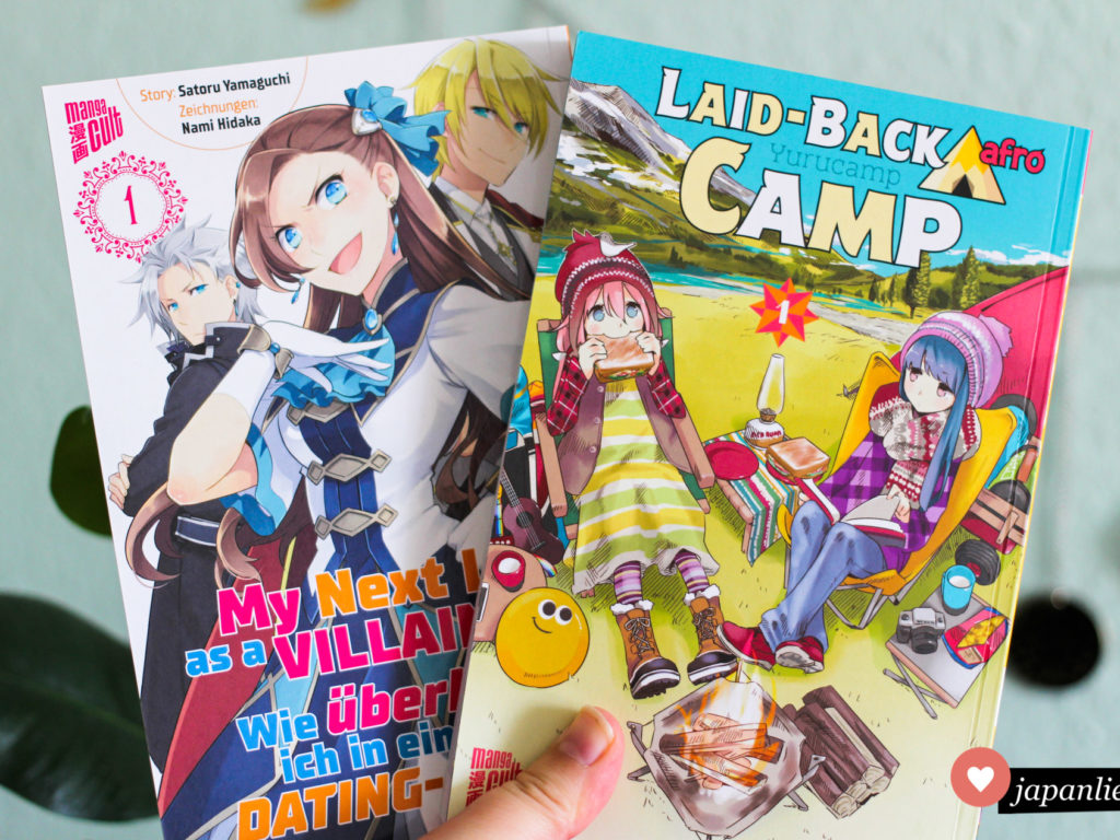 „Laid-Back Camp“ und "My Next Life as a Villainess" Band 1