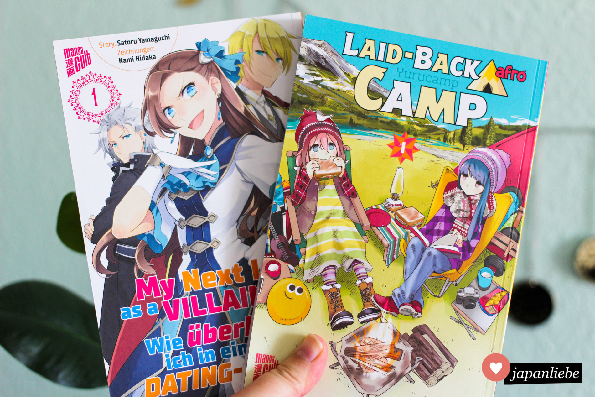 „Laid-Back Camp“ und "My Next Life as a Villainess" Band 1