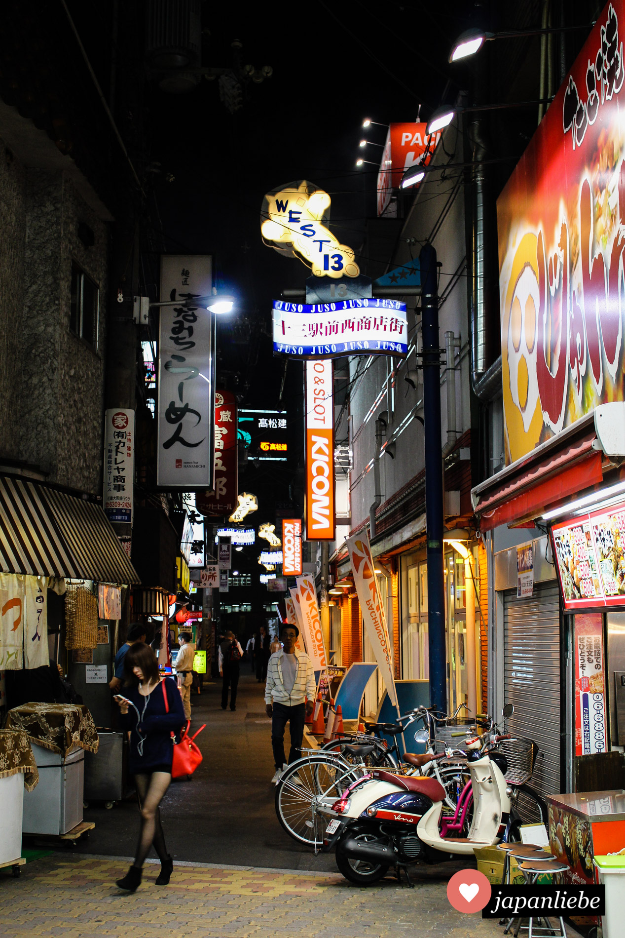 Japan ist ein sehr sicheres Land. Um manche Straßen macht man dennoch lieber einen großen Bogen.