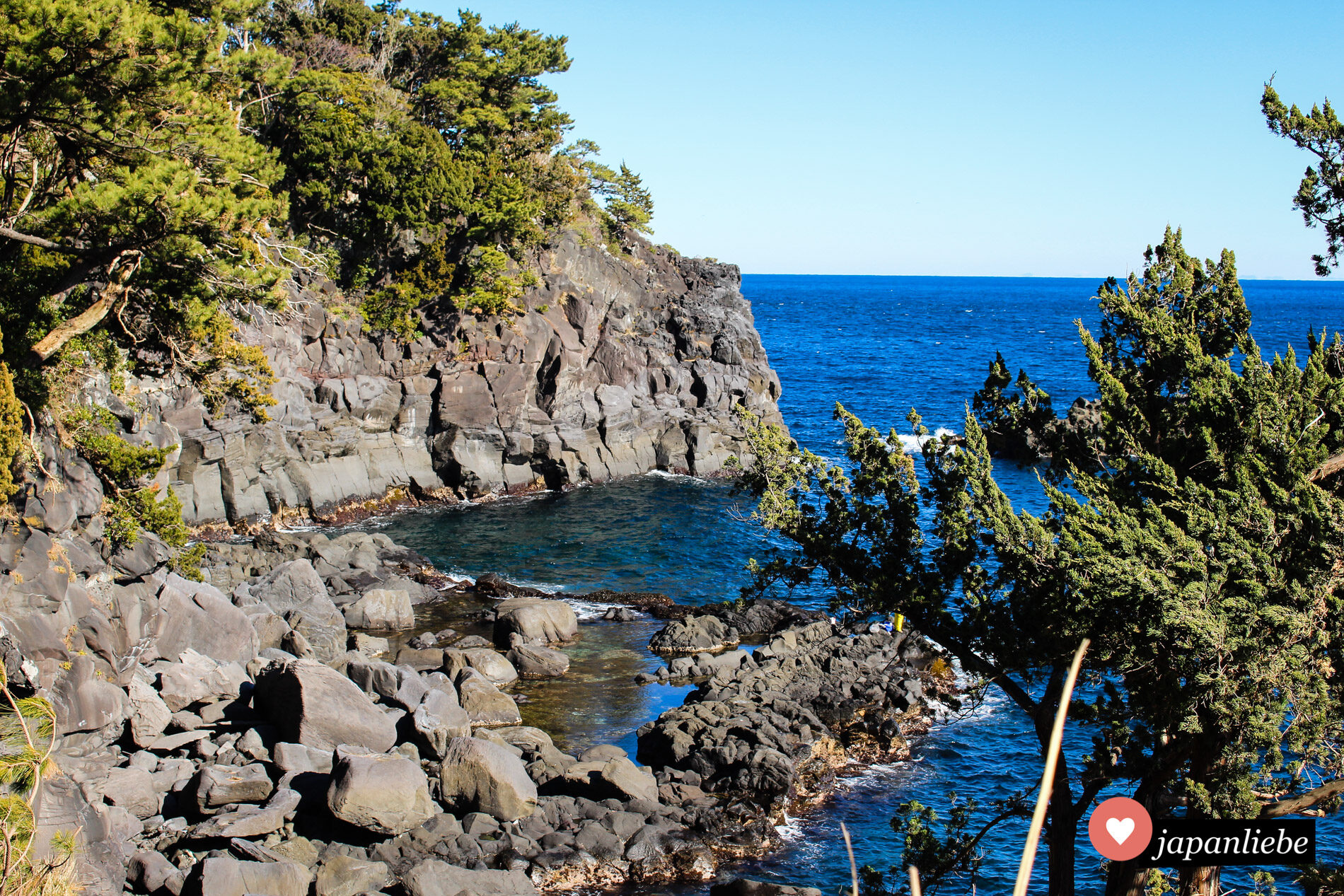 Geheimtipp für deine Japanreise: eine Wanderung entlang der Jogasaki-Küste auf der Izu-halbinsel.