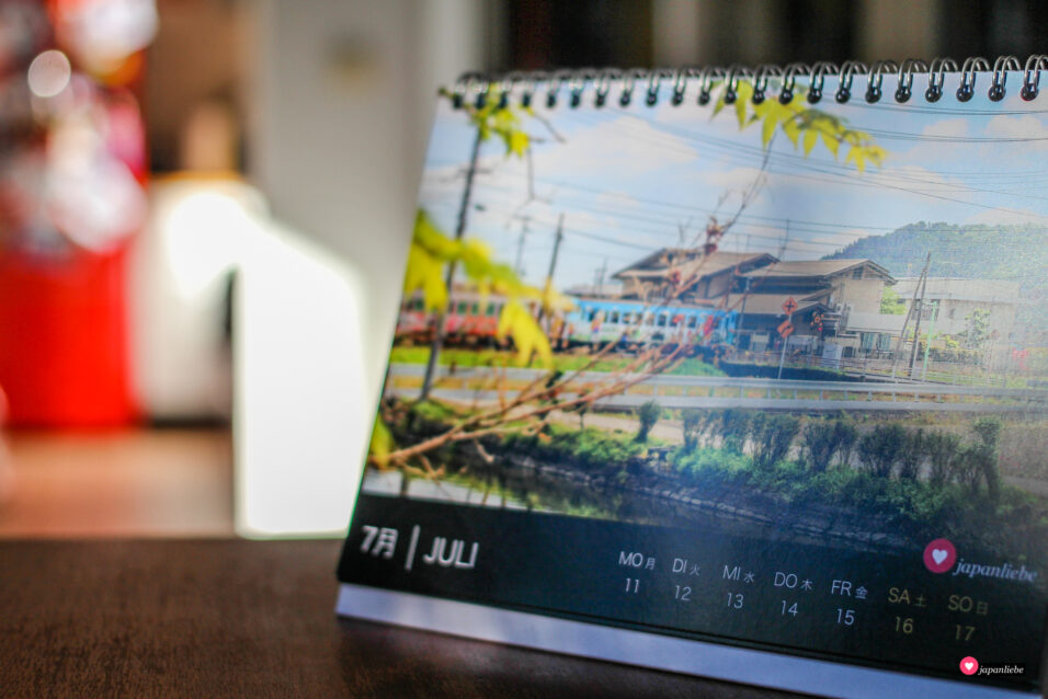 Japanliebe-Kalender 2022 Tisch-Wochenkalender Juli