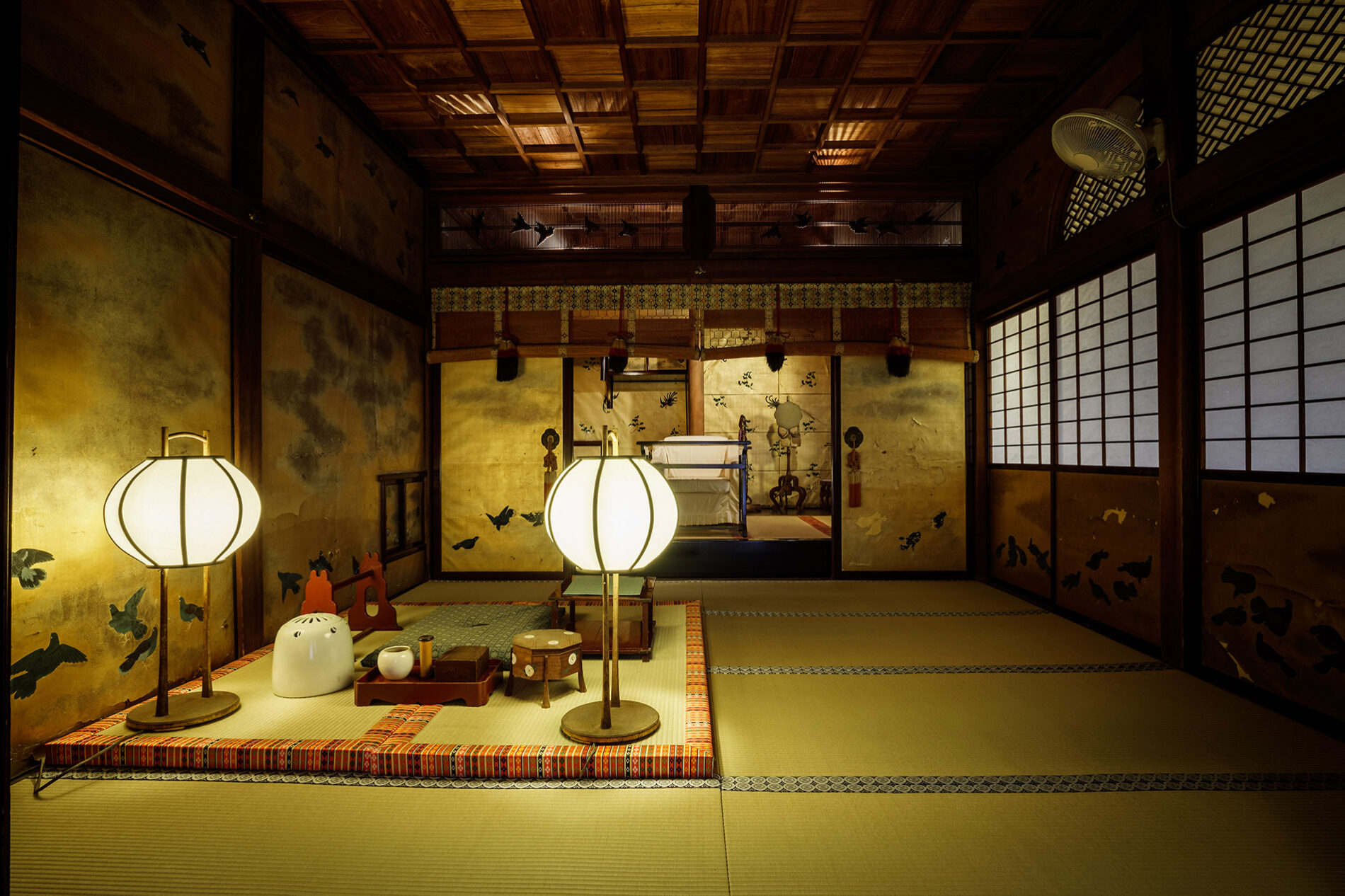 Yushinden – diesen Teil des ältesten Badehauses Japan dürfen nur der Kaiser und seine Familie nutzen. (Foto: Dōgo Onsen Honkan)