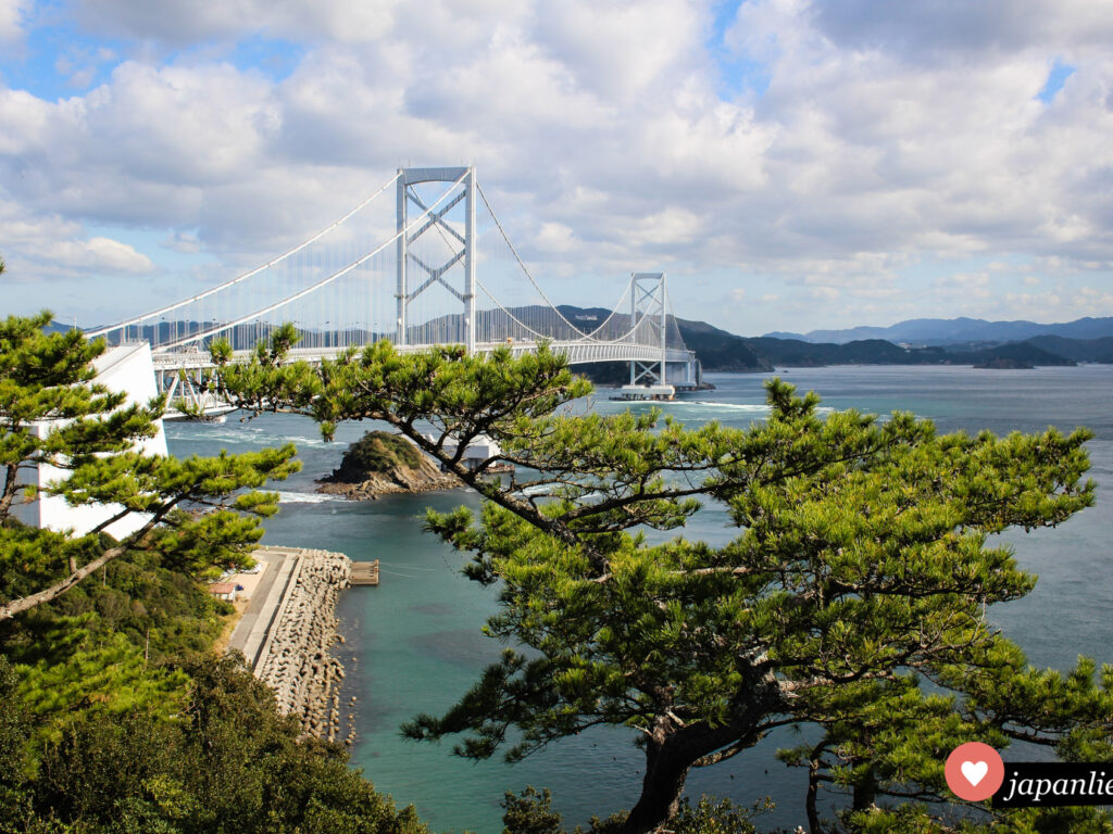 Erinnert an San Francisco: die Ōnaruto-Brücke, die Shikoku mit der Insel Awaji verbindet.
