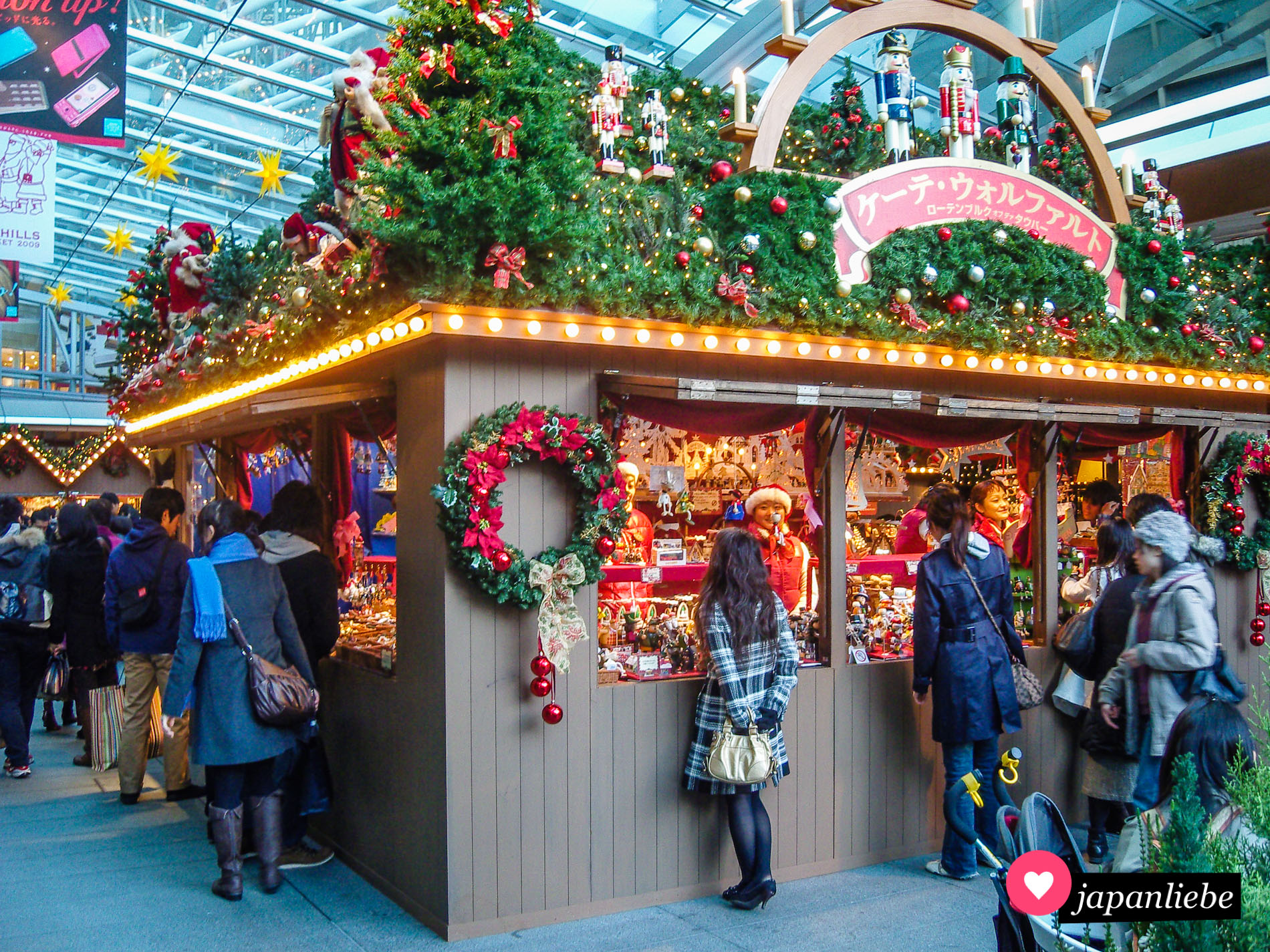 Weihnachtsmärkte sind in Japan mittlerweile weit verbreitet.