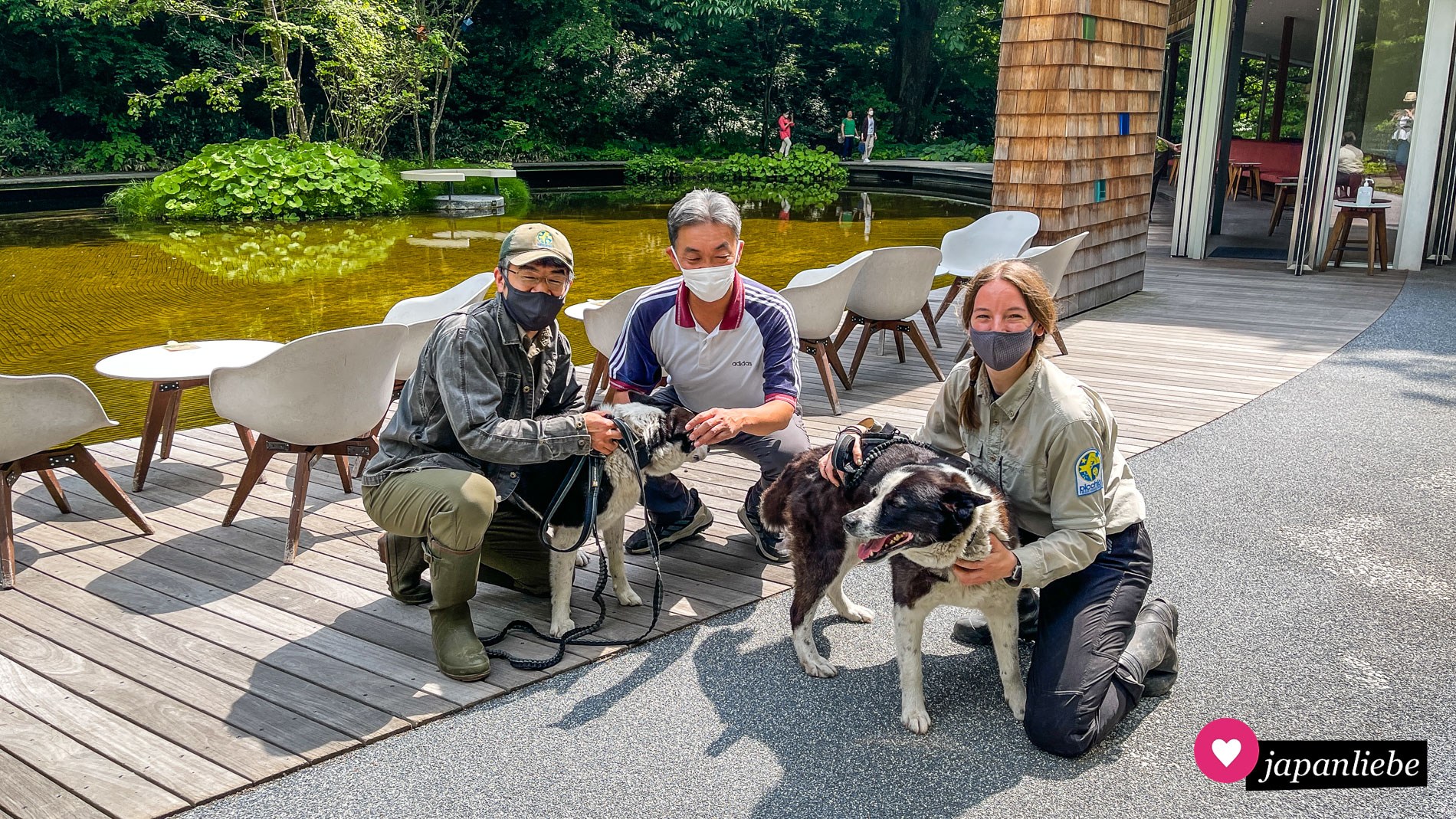 Das Team vom Picchio Wildlife Research Center in Karuizawa.