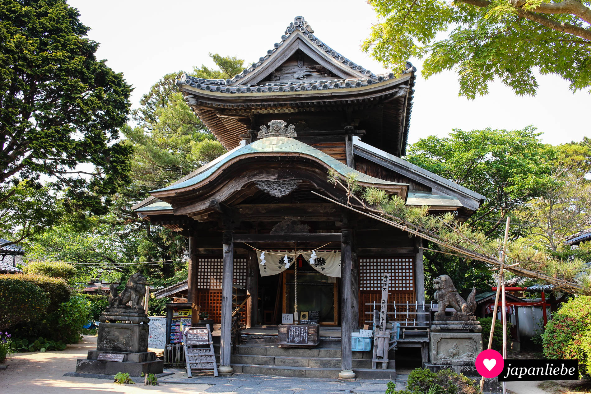 Der Konpira-sha Ensei-ji in Hagi, teils Tempel, teils Schrein.