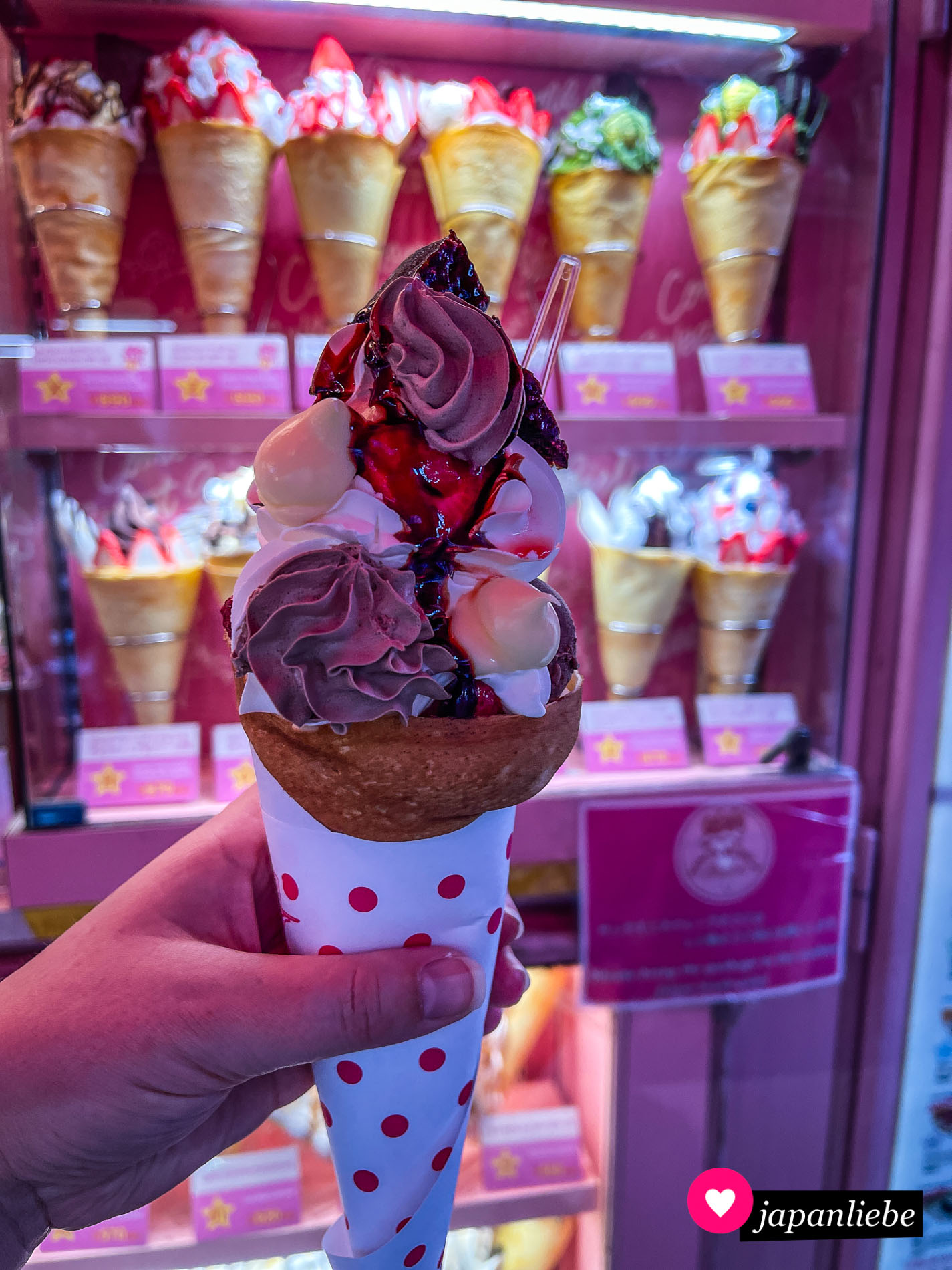 Der üppigste Harajuku-Crêpe, den ich je hatte.