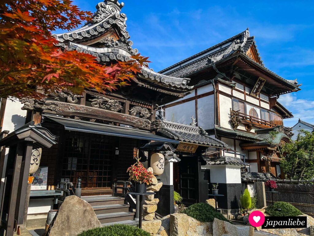 Eine Tempelunterkunft in Nagano.